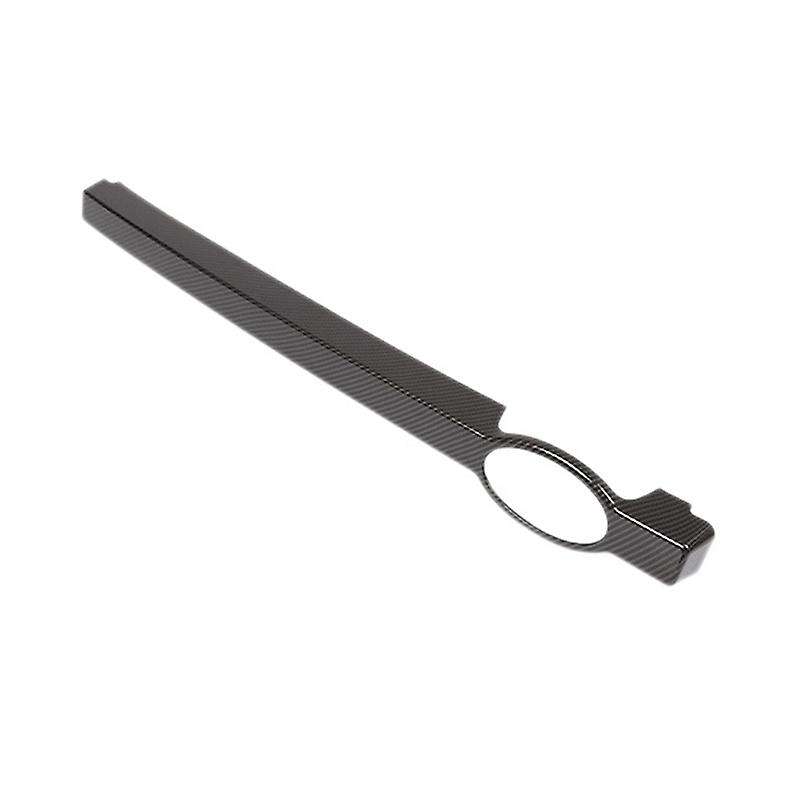 for 2020-2022 Car Front Grille Trim Rod,Logo Decoration Pole Carbon Fiber Pattern ABS