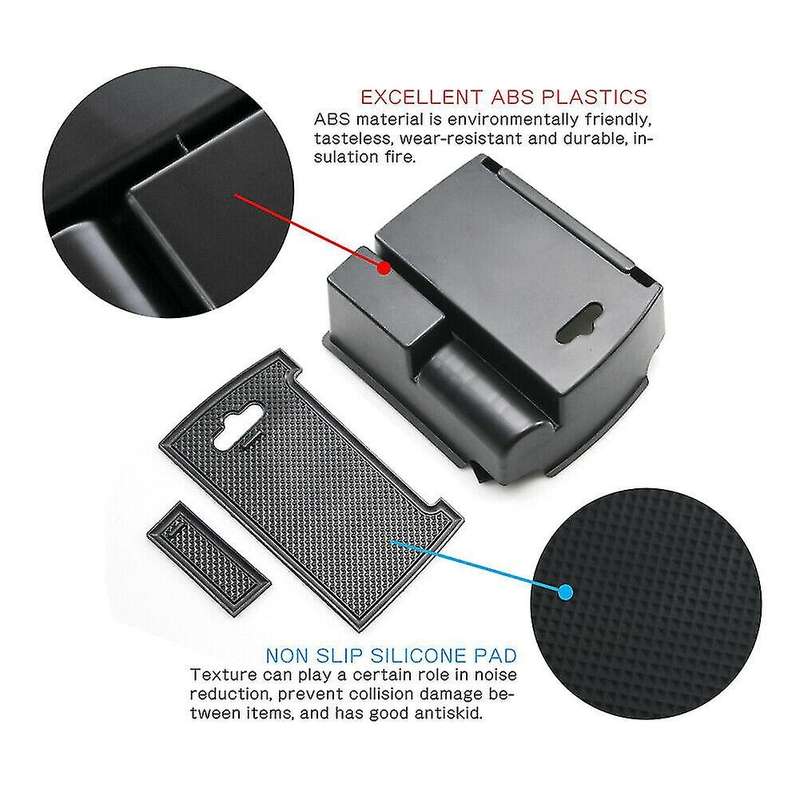 for 2020 Venue Car Console Armrest Box Pallet Tray Container with Rubber Mat