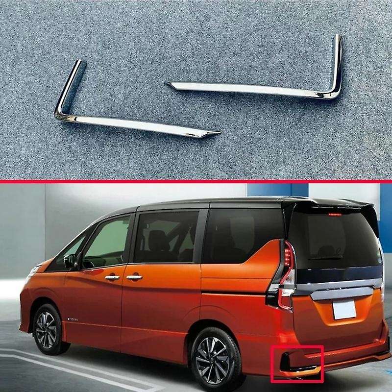 for 2020+ Car Accessories Abs Chrome Rear Reflector Fog Light Lamp Cover Trim Bezel Frame Styling Ga