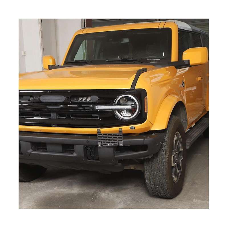 for 2021 2022 2023 Front License Plate Holder Frame Mount Accessories (for Modular Steel Bumper)