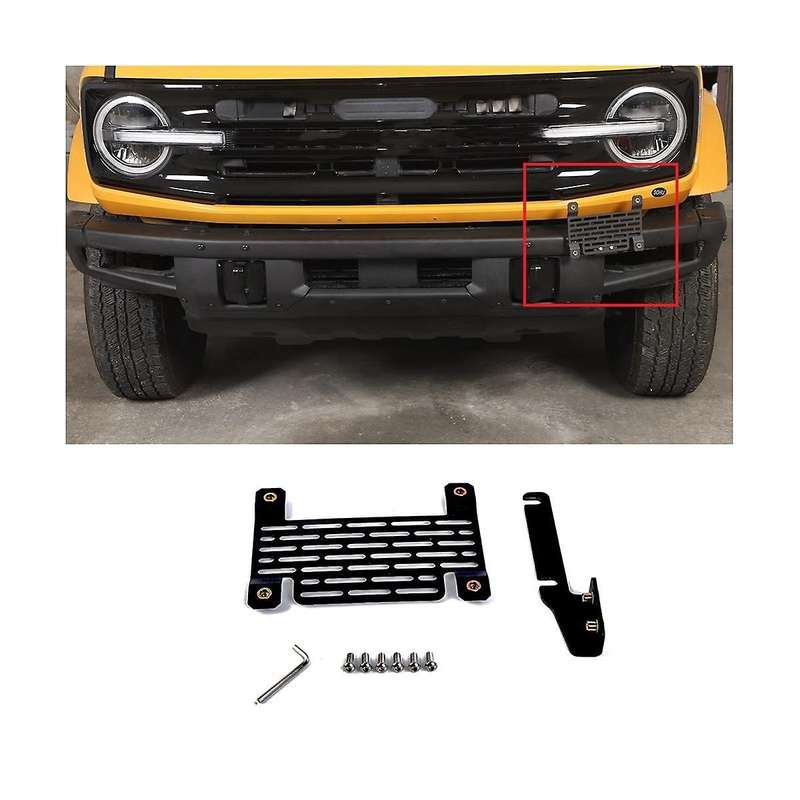 for 2021 2022 2023 Front License Plate Holder Frame Mount Accessories (for Modular Steel Bumper)