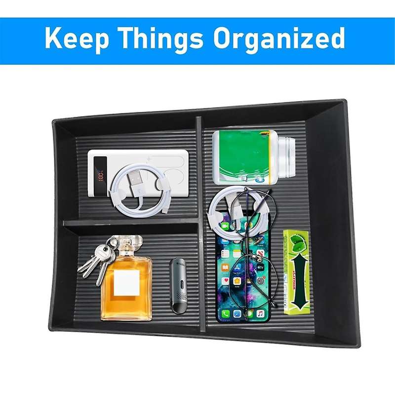 for 2021 2022 2023 Lower Center Console Organizer, Center Console Tray Storage Box Interior Accesso