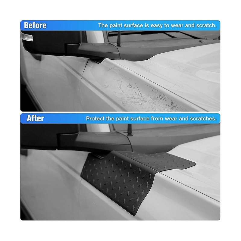for 2021 2022 2023 Cowl Body Armor Side Corner Guard Cover Accessories Corner Guard Trim .4pcs Blac