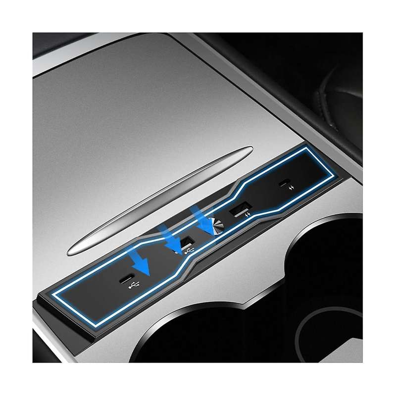 for 2021 2022 2023 Usb Led Hub Compatible Docking Station Of Center Console (model 3 /y)