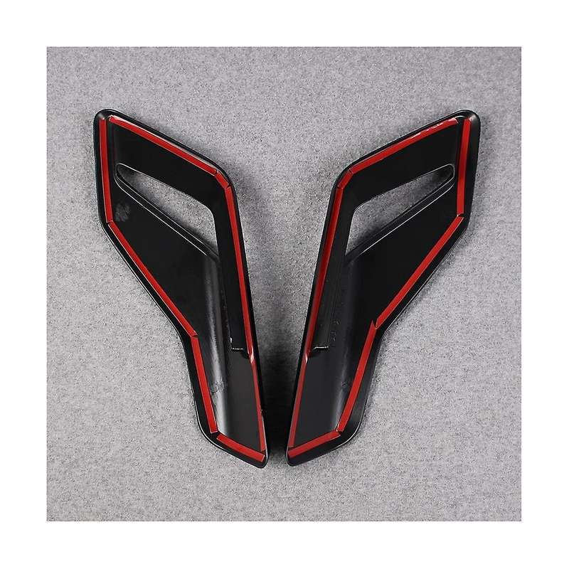 for 2021 2022 2023 Side Outlet Cover Trim Decorative Sticker Car Accessories - Black