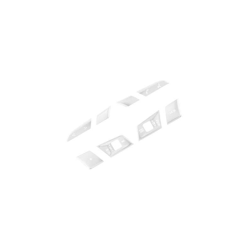 for 2021 A3 A4 A5 Tuning Steering Wheel Button Stickers Steering Wheel Frame Decoration Sequins Sil