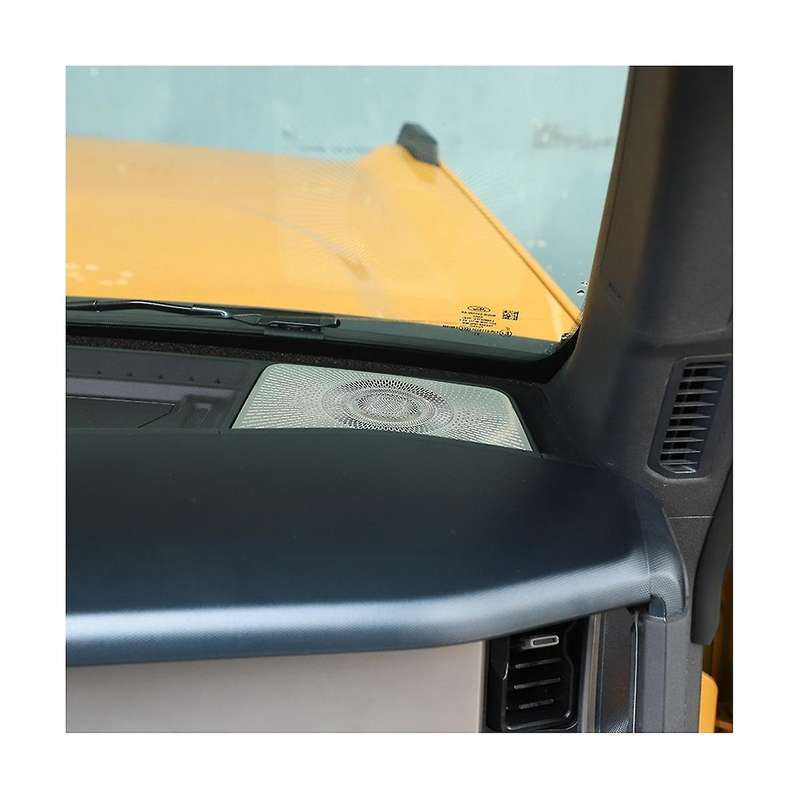 for 2021-2023 Car Front A Pillar Audio Horn Speaker Cover Sticker Trim Accessories ,Stainless Steel