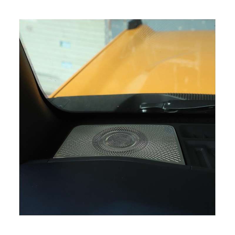 for 2021-2023 Car Front A Pillar Audio Horn Speaker Cover Sticker Trim Accessories ,Stainless Steel