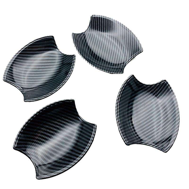 for 2021 Note E13 Carbon Fibre Car Door Handle Bowl Cover Trim Frame Door Handle Decorative Stickers