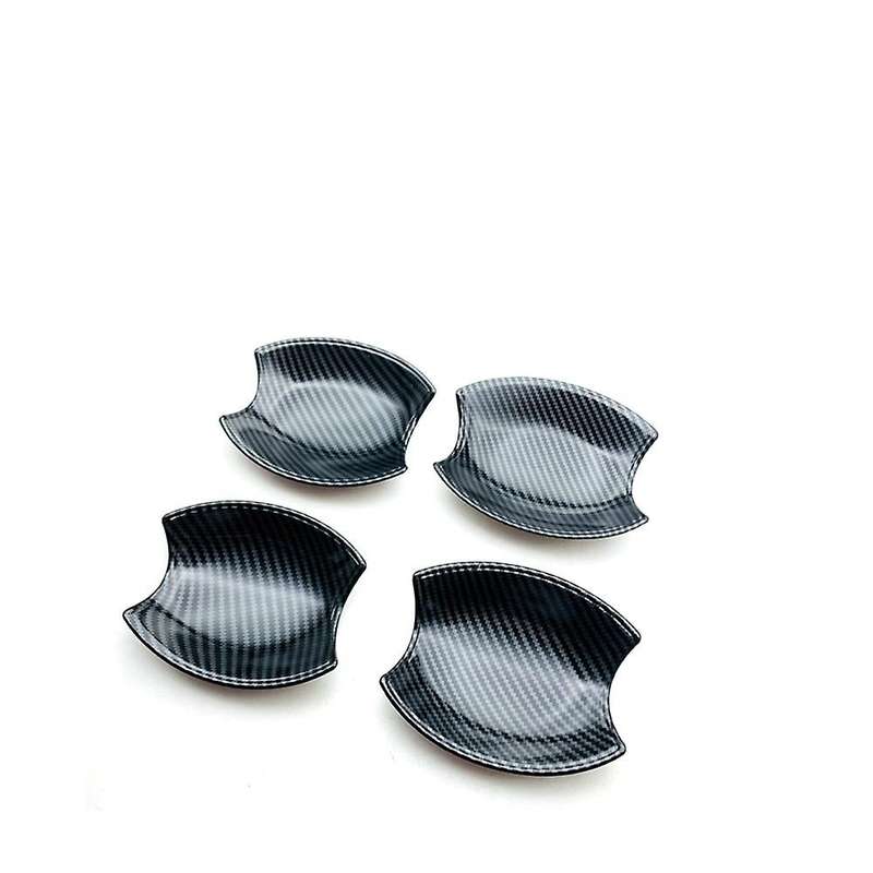 for 2021 Note E13 Carbon Fibre Car Door Handle Bowl Cover Trim Frame Door Handle Decorative Stickers
