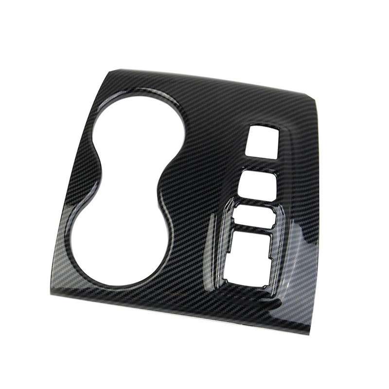 for 2021-2023 Pilot 2016-2022 Central Control Gear Shift Panel Cup Holder Cover Trim Carbon Fiber