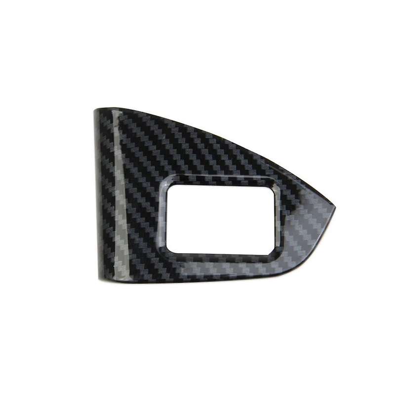 for 2021-2023 Pilot 2016-2022 Passport 2019-2024 Passport Door Fuel Cap Button Cover Trim Carbon Fib