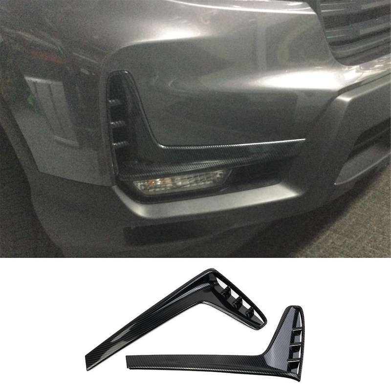 for 2021-2023 Passport 2022-2023 Front Fog Lamp Grille Vent Trim Cover Trim Carbon Fiber