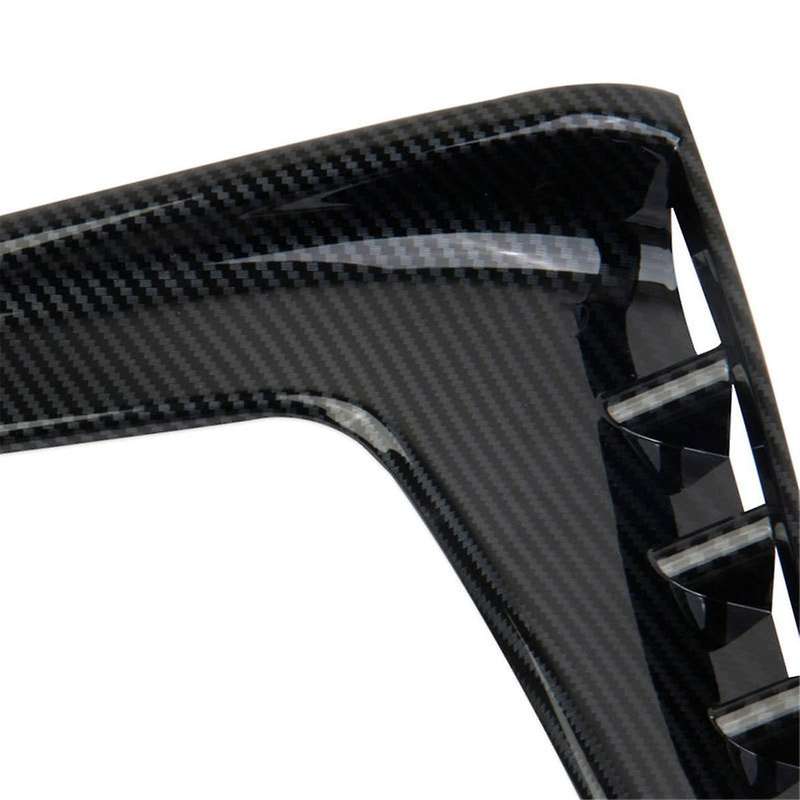 for 2021-2023 Passport 2022-2023 Front Fog Lamp Grille Vent Trim Cover Trim Carbon Fiber