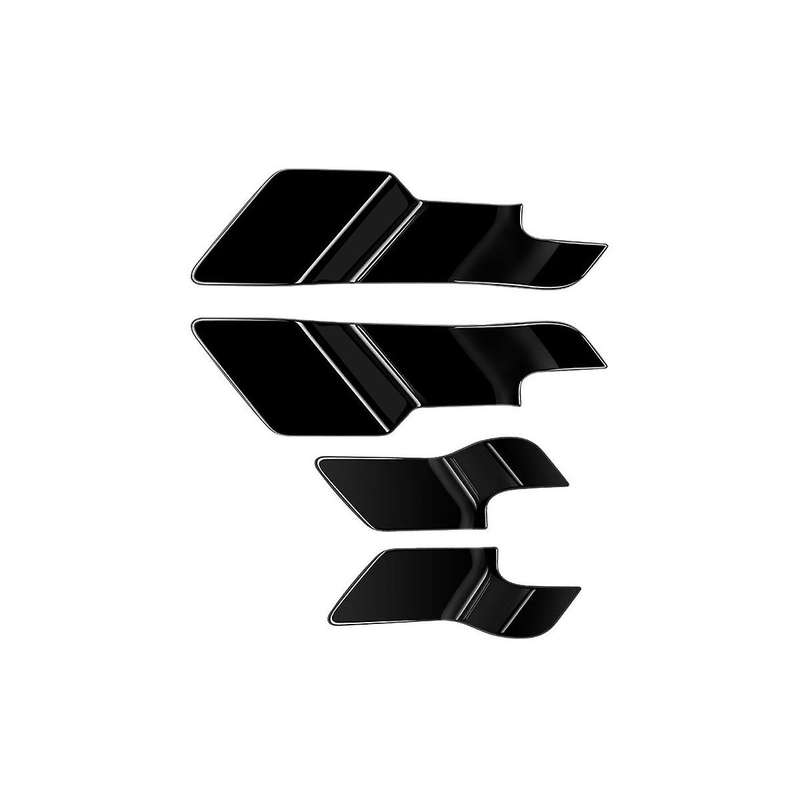 for 2022 2023 Accessories Car Bright Black Inner Door Handle Bowl Decoration Trim Cover Sticker