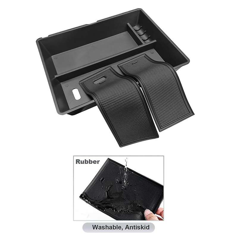 for 2021-2023 Qx80 2022 2023 Center Console Organizer Insert Armrest Storage Box Tray Accessories