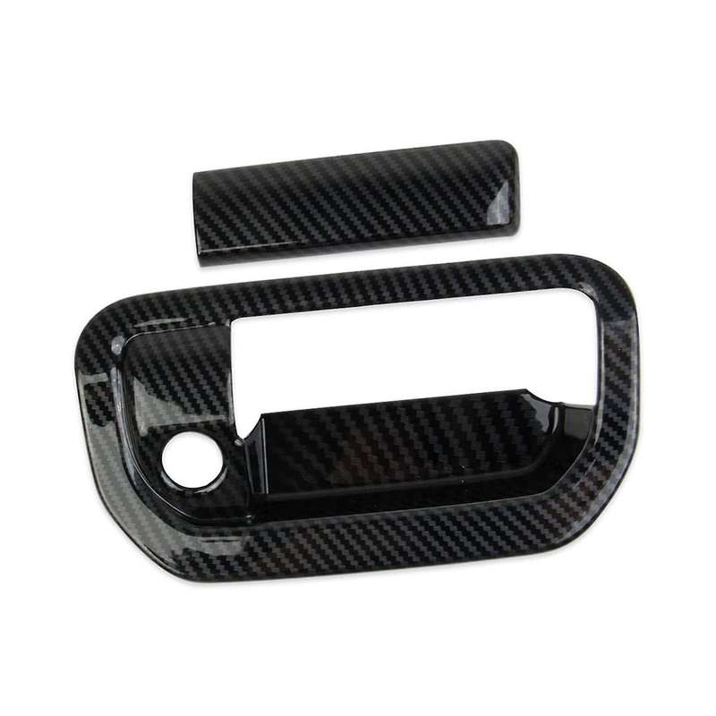 for 2021-2023 Pilot Trunk Rear Door Handle Trim Cover Carbon Fiber Accessories