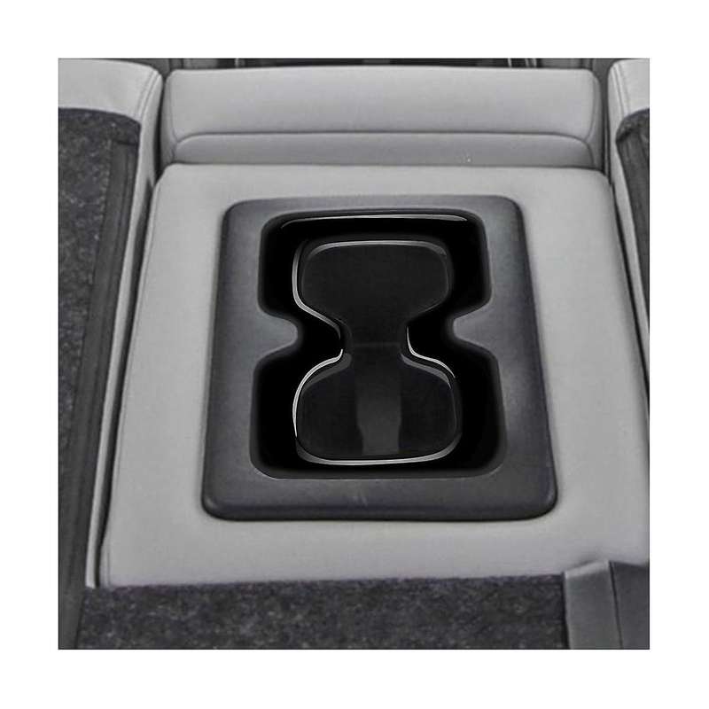 for 2022 2023 Car Interior Bright Black Rear Back Water Cup Holder Panel Decoration