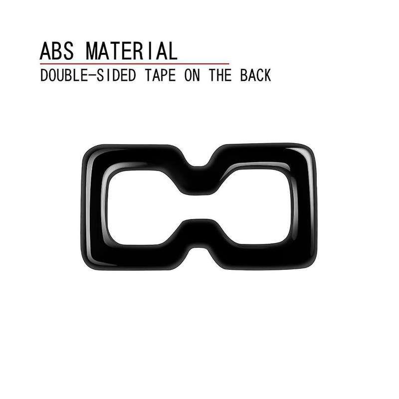 for 2022 2023 Car Interior Bright Black Rear Back Water Cup Holder Panel Decoration
