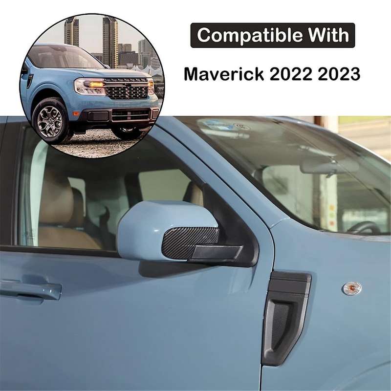 for 2022 2023 Car Rearview Side Mirror Cover Decoration Trim Sticker Accessories - ABS Carbon Fiber