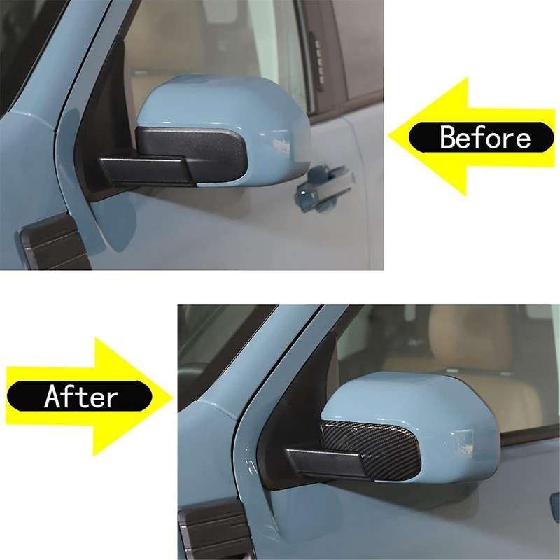 for 2022 2023 Car Rearview Side Mirror Cover Decoration Trim Sticker Accessories - ABS Carbon Fiber