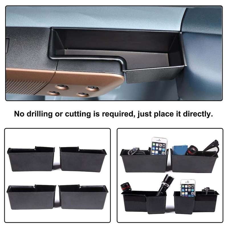 for 2022 2023 Front and Rear Door Storage Box , Car Door Storage Box Glove Organizer Tray Handle Poc