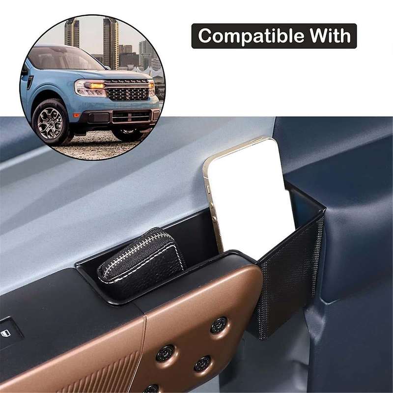 for 2022 2023 Front and Rear Door Storage Box , Car Door Storage Box Glove Organizer Tray Handle Poc