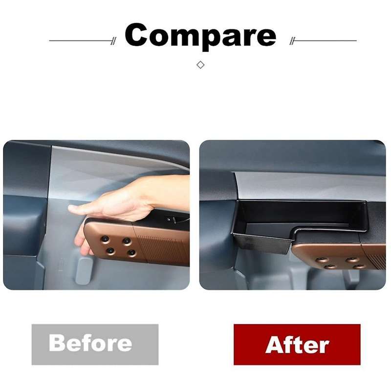 for 2022 2023 Door Side Storage Box - Armrest Container Door Organizer Handle Pocket Insert (rear Do