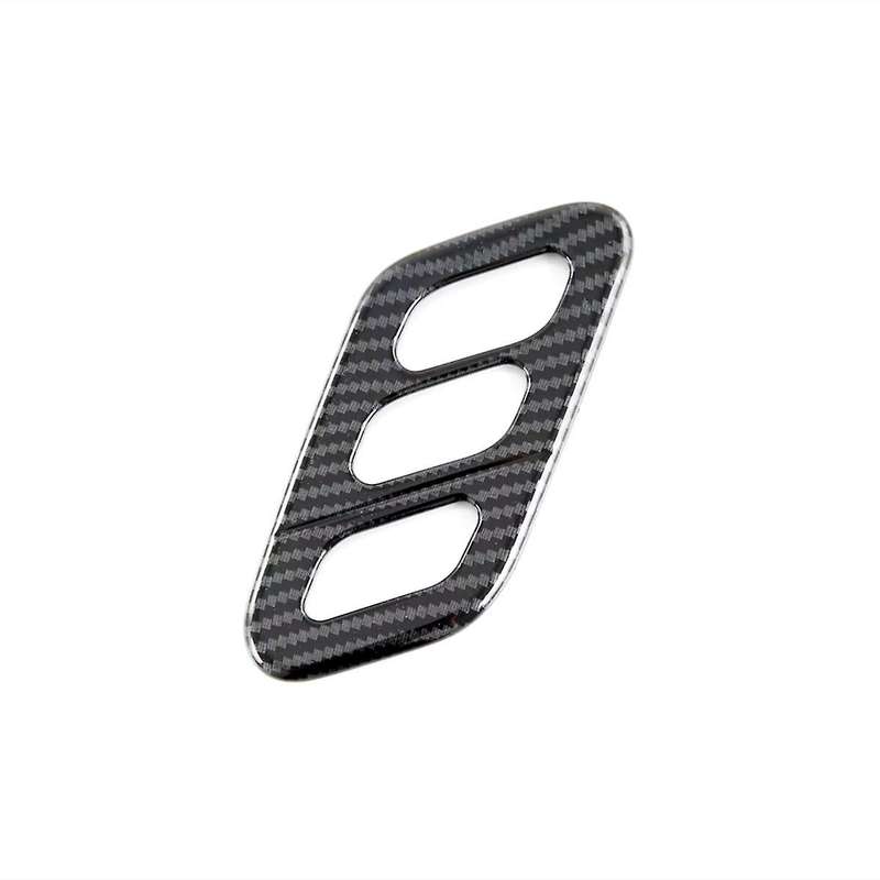 for 2022 2023 Car Seat Adjustment Switch Button Panel Cover Trim Sticker Accessories ABS Carbon Fibe