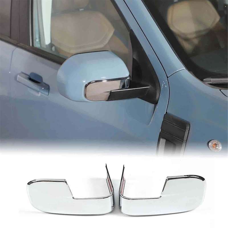 for 2022 2023 Car Rearview Side Mirror Cover Decoration Trim Sticker Accessories - ABS Silver