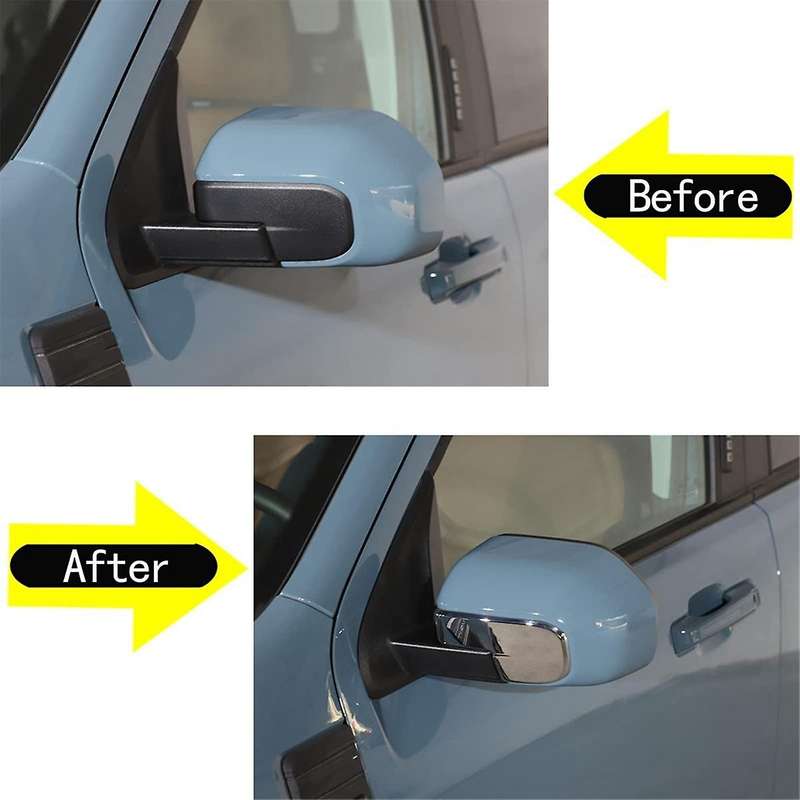 for 2022 2023 Car Rearview Side Mirror Cover Decoration Trim Sticker Accessories - ABS Silver