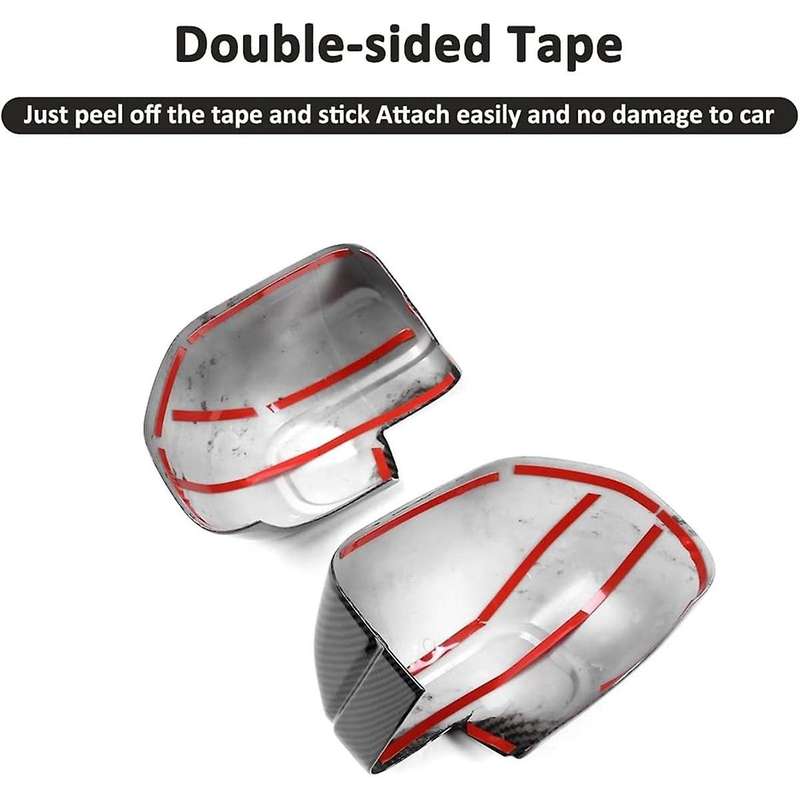 for 2022 2023 Rear View Mirror Outside Housing Door Side Rearview Mirror Cover Cap Trim (abs Carbon