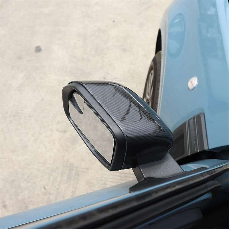 for 2022 2023 Rear View Mirror Outside Housing Door Side Rearview Mirror Cover Cap Trim (abs Carbon