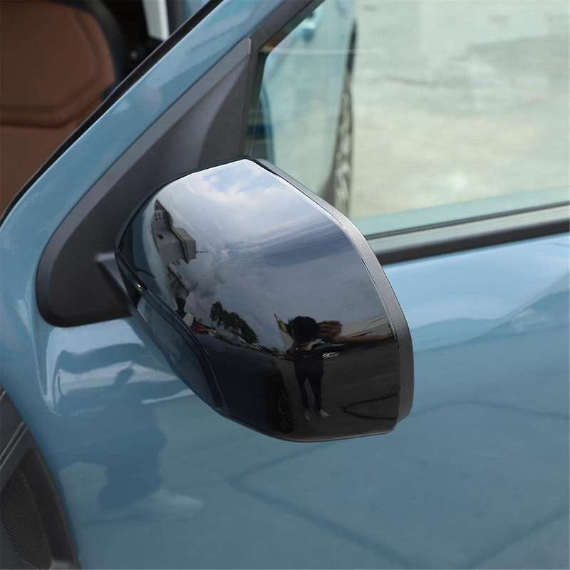 for 2022 2023 Rear View Mirror Outside Housing Door Side Rearview Mirror Cover Cap Trim (bright Blac