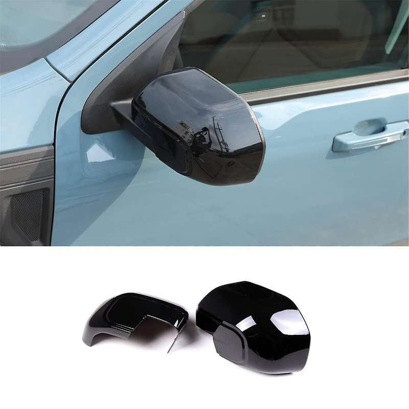 for 2022 2023 Rear View Mirror Outside Housing Door Side Rearview Mirror Cover Cap Trim (bright Blac