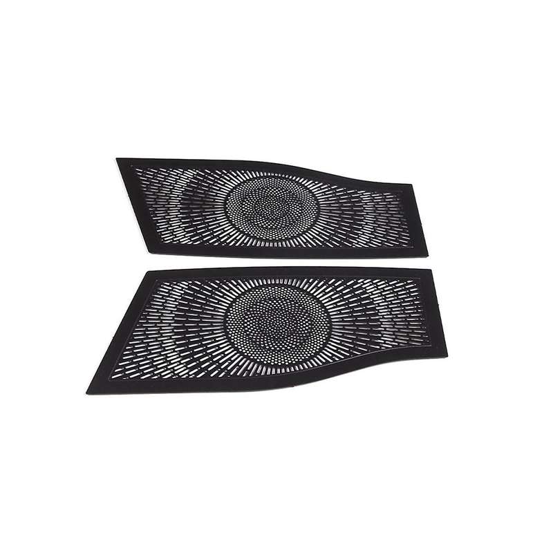 for 2022 Stainless Steel Car Dashboard Horn Mesh Speaker Cover Sticker Car Interior Accessories