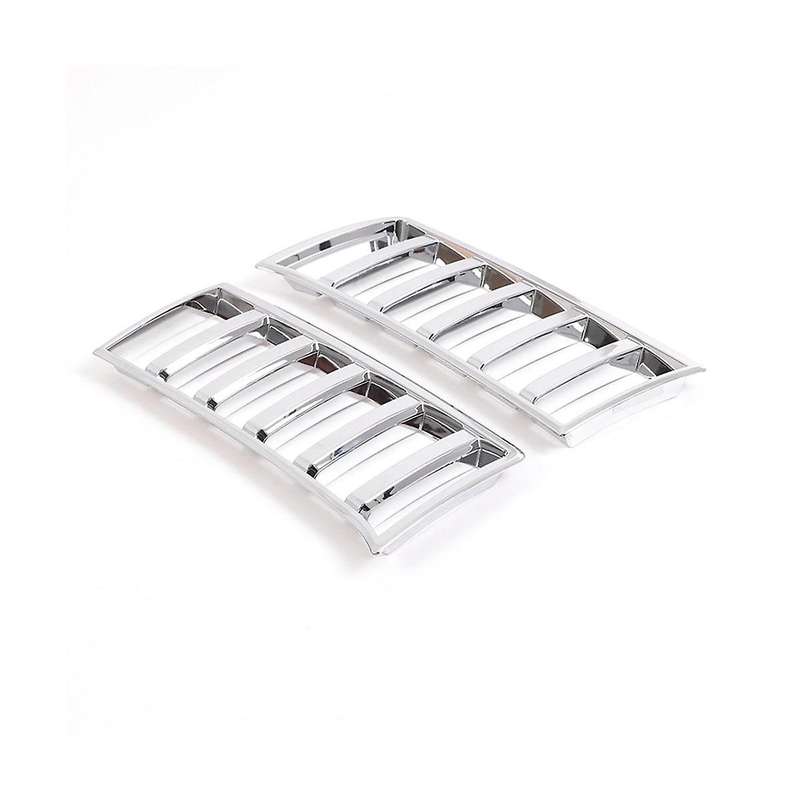 for 2022-2023 Car Front Air Intake Grille Decorative Frame Cover Sticker Trim Accessories - Silver