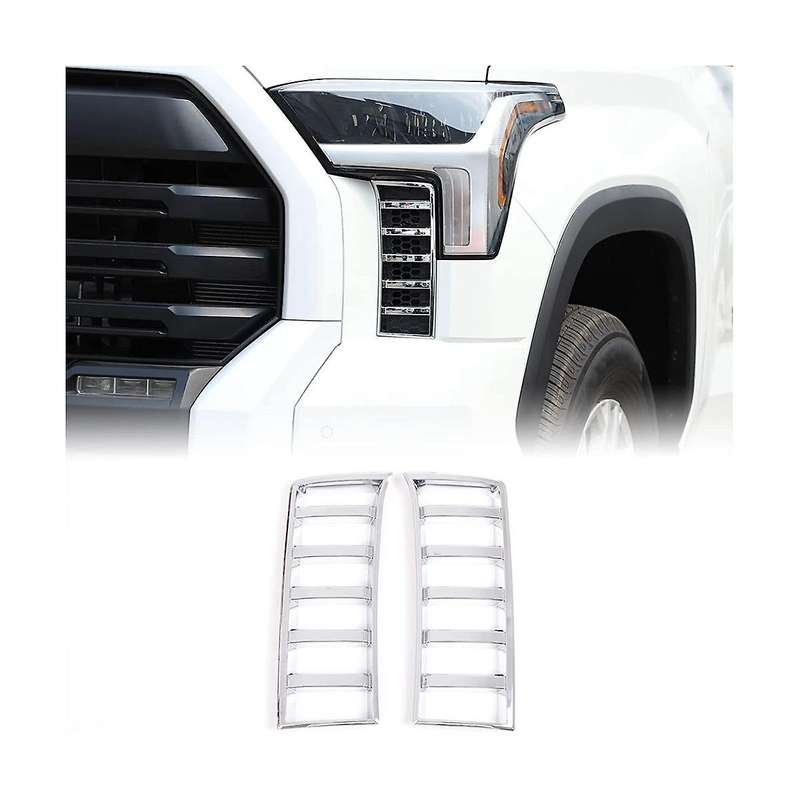 for 2022-2023 Car Front Air Intake Grille Decorative Frame Cover Sticker Trim Accessories - Silver