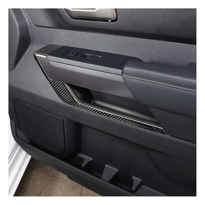 for 2022-2023 Door Panel Decoration Sticker Real Carbon Fiber Soft