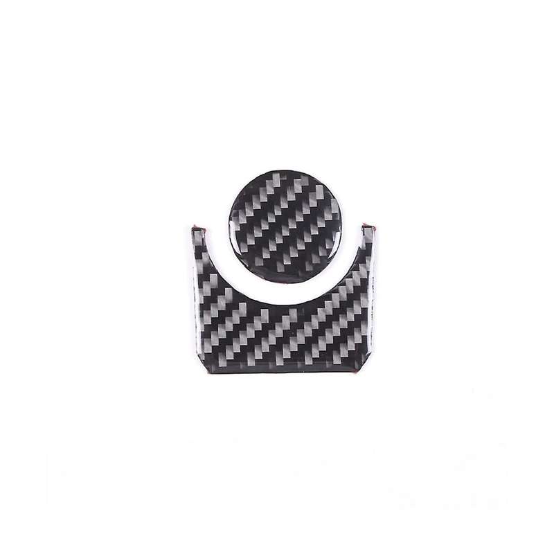 for 2022-2023 Carbon Fiber Car Multimedia Knob Switch Decorative Panel Cover Sticker Car Accessorie