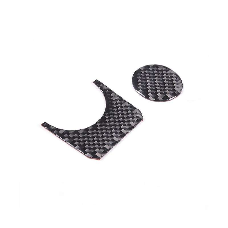 for 2022-2023 Carbon Fiber Car Multimedia Knob Switch Decorative Panel Cover Sticker Car Accessorie