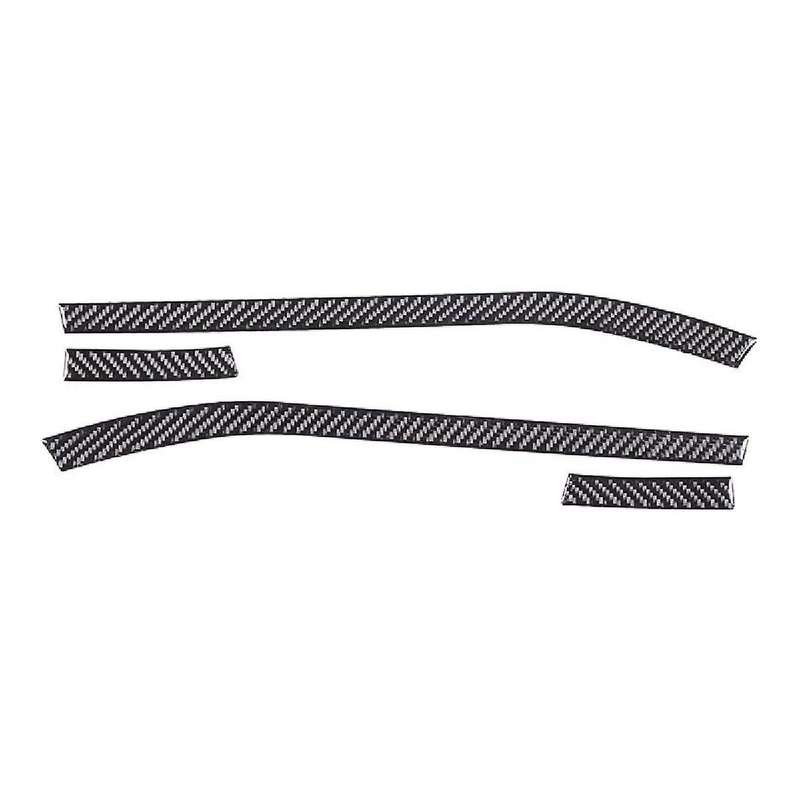 for 2022-2023 Headlight Eyebrow Sticker Real Carbon Fiber Soft