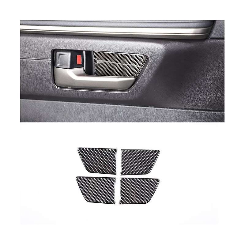 for 2022-2023 Carbon Fiber Car Inner Door Bowl Decorative Panel Cover Sticker Car Interior Accessor