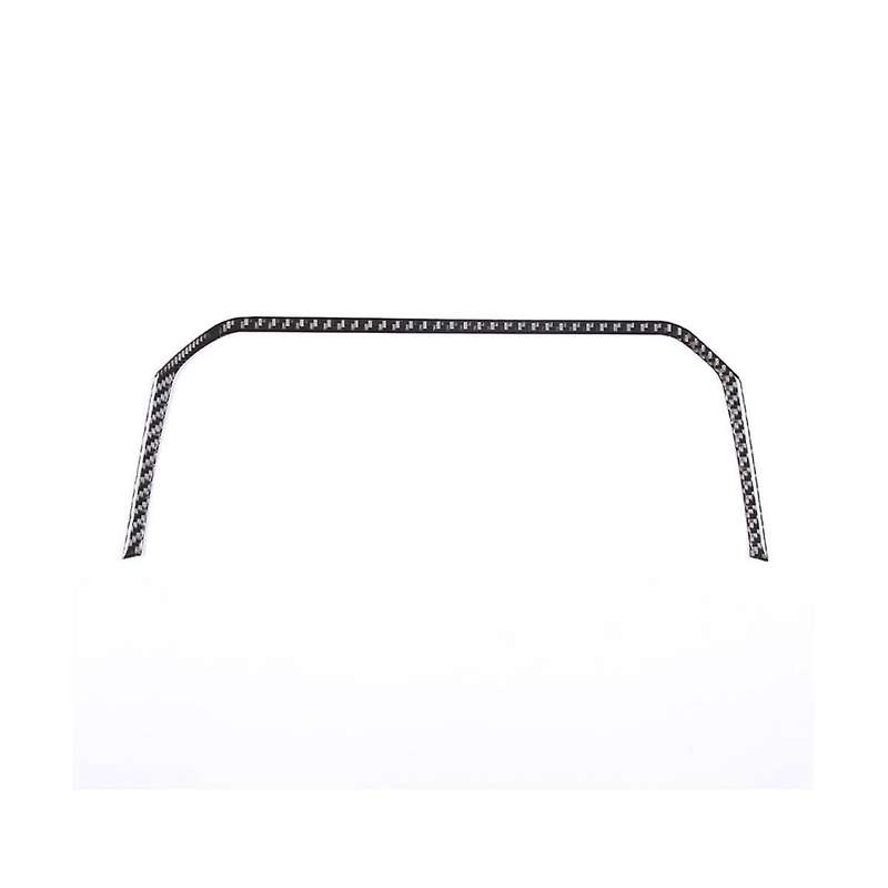 for 2022-2023 Carbon Fiber Car Warning Light Frame Decorative Panel Cover Sticker Car Accessories