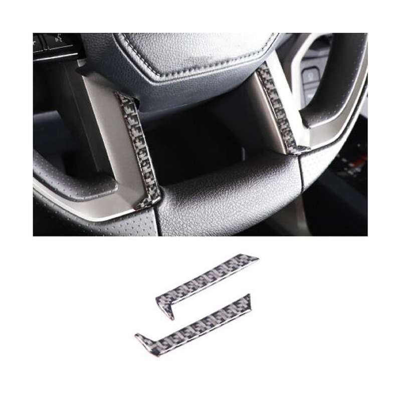 for 2022-2023 Steering Wheel Decoration Sticker Real Carbon Fiber Soft