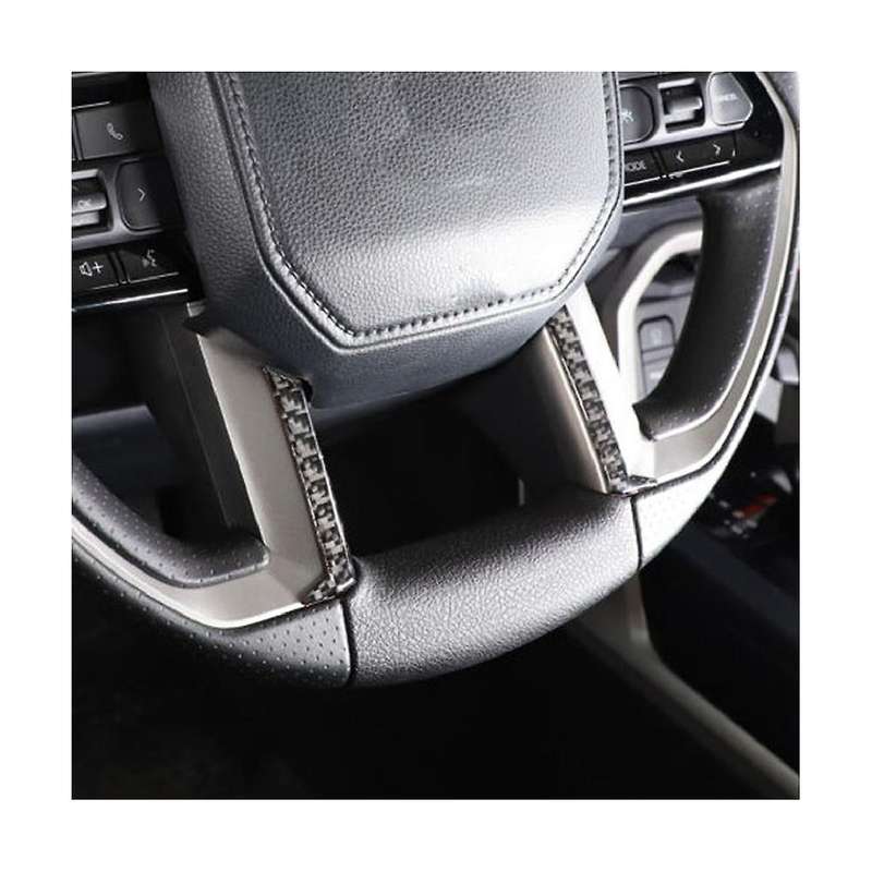 for 2022-2023 Steering Wheel Decoration Sticker Real Carbon Fiber Soft