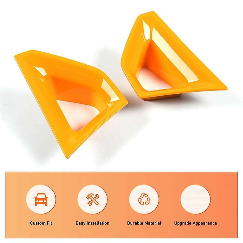 for 2023 2024 Car Center Console Shifter Side Panle Cover Trim Interior Accessories Orange