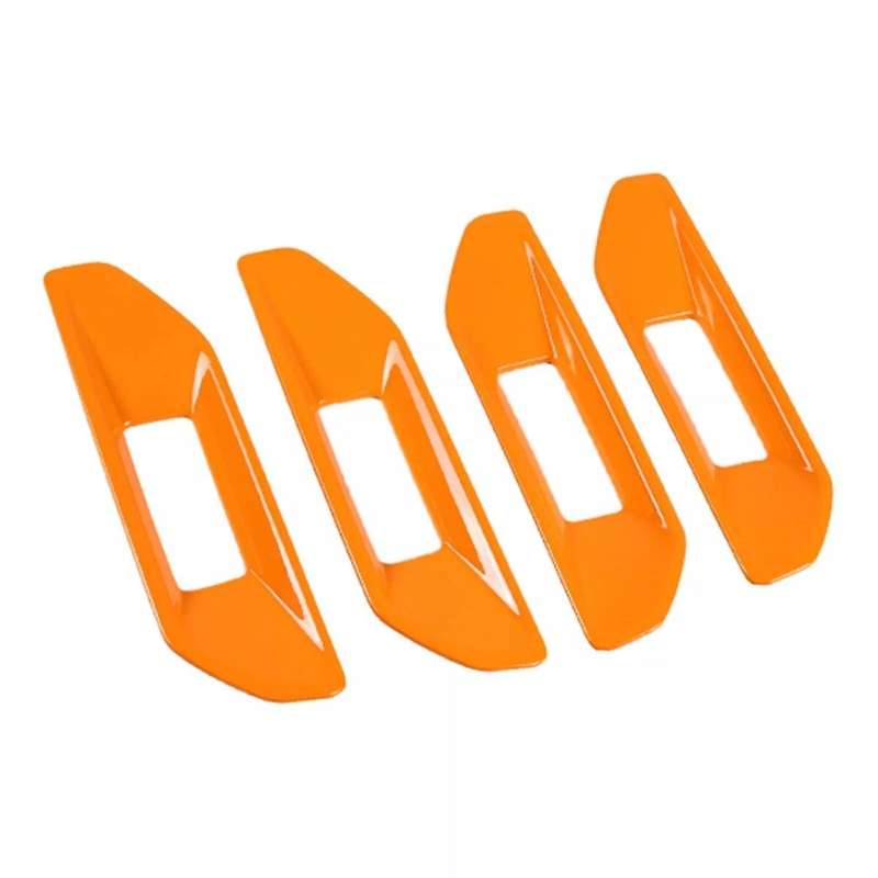 for 2023 2024 Car Door Armrest Cover Frame Trim Interior Accessories Orange