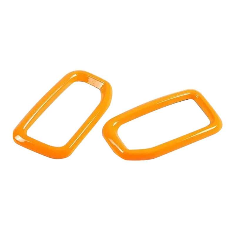 for 2023 2024 Car Dashboard Side Air Conditioning Outlet Frame Cover Trim Interior Accessories Orang