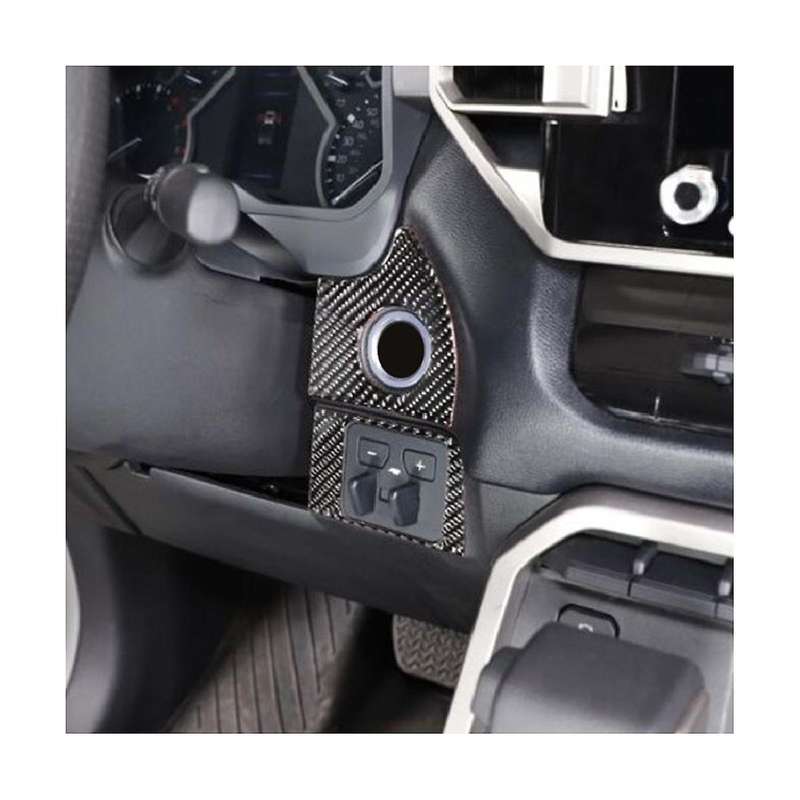 for 2022-2023 One-key Start Switch Sticker Real Carbon Fiber Soft